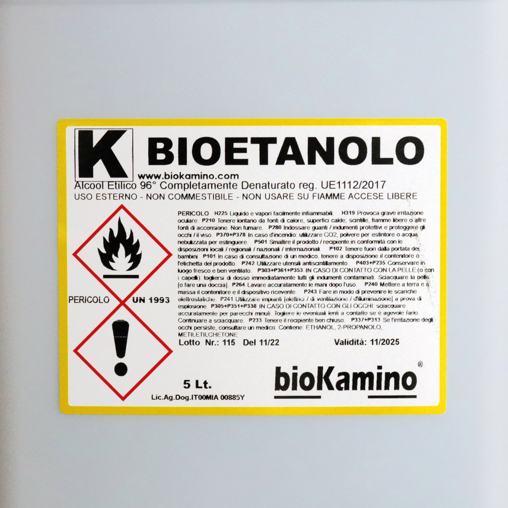 Bioetanolo: Combustibile per biocamini e bruciatori a bioetanolo