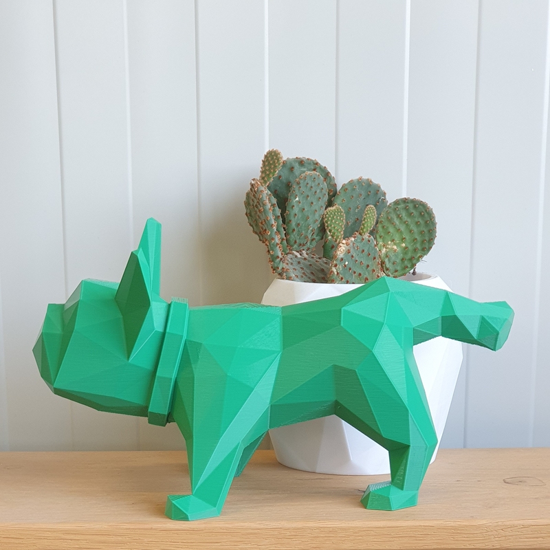 Scultura 3D Bulldog Francese - Maat Living Shop Online
